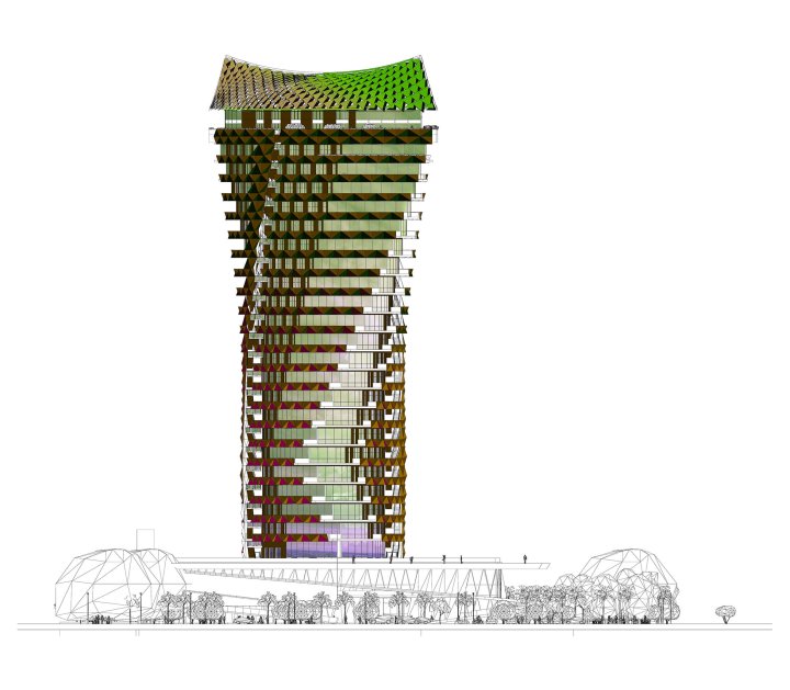 Residential Tower with Commercial Retail Centre