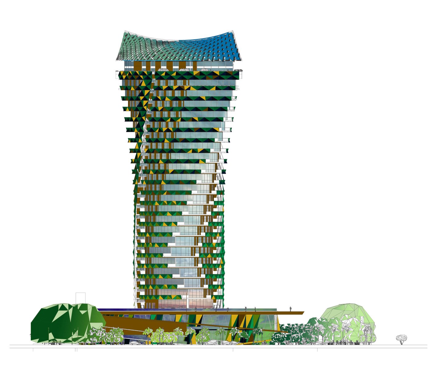Residential Tower with Commercial Retail Centre